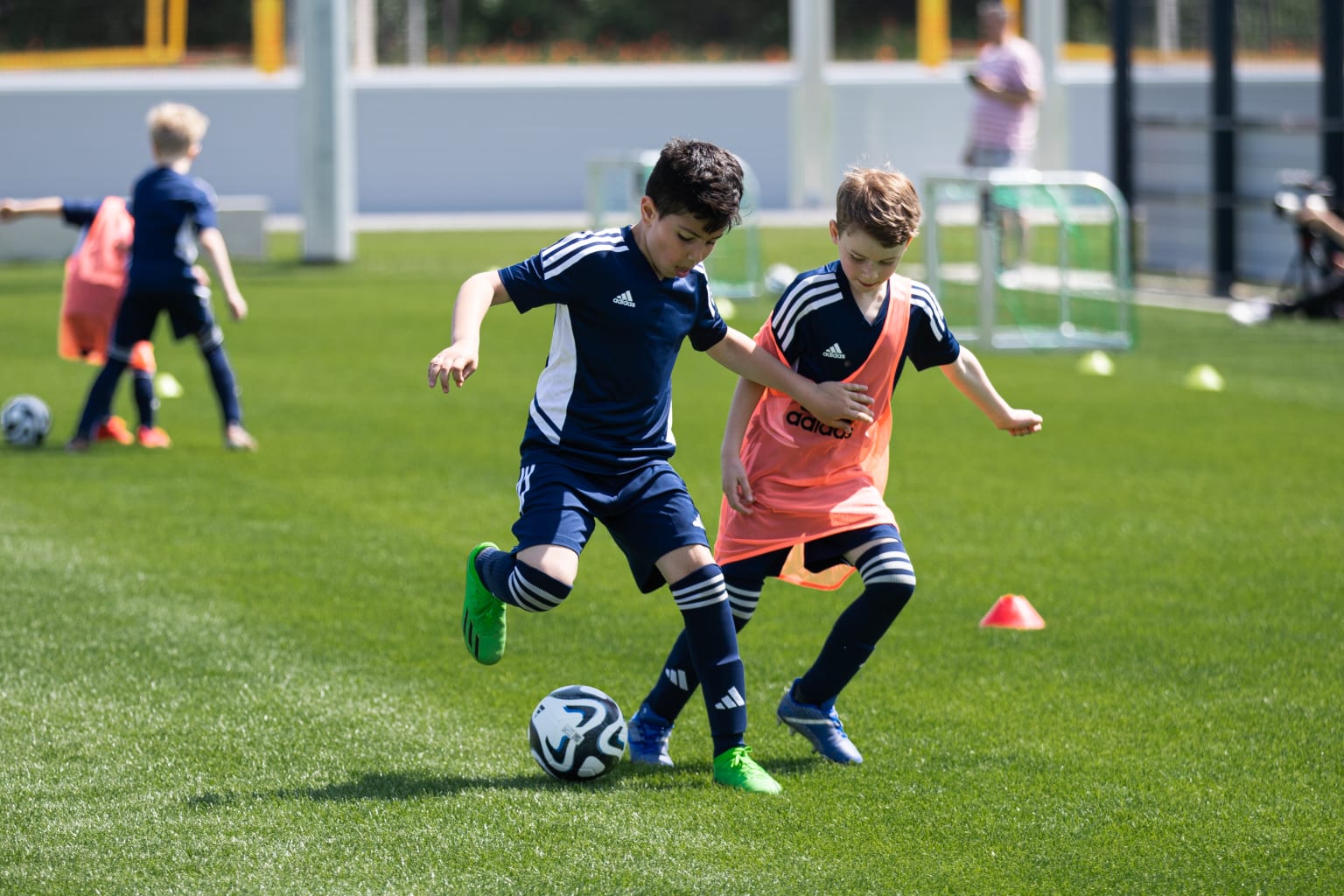 Ein Fußballer auf dem Spielfeld