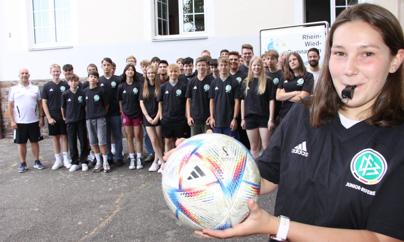 Ein Fußballer auf dem Spielfeld