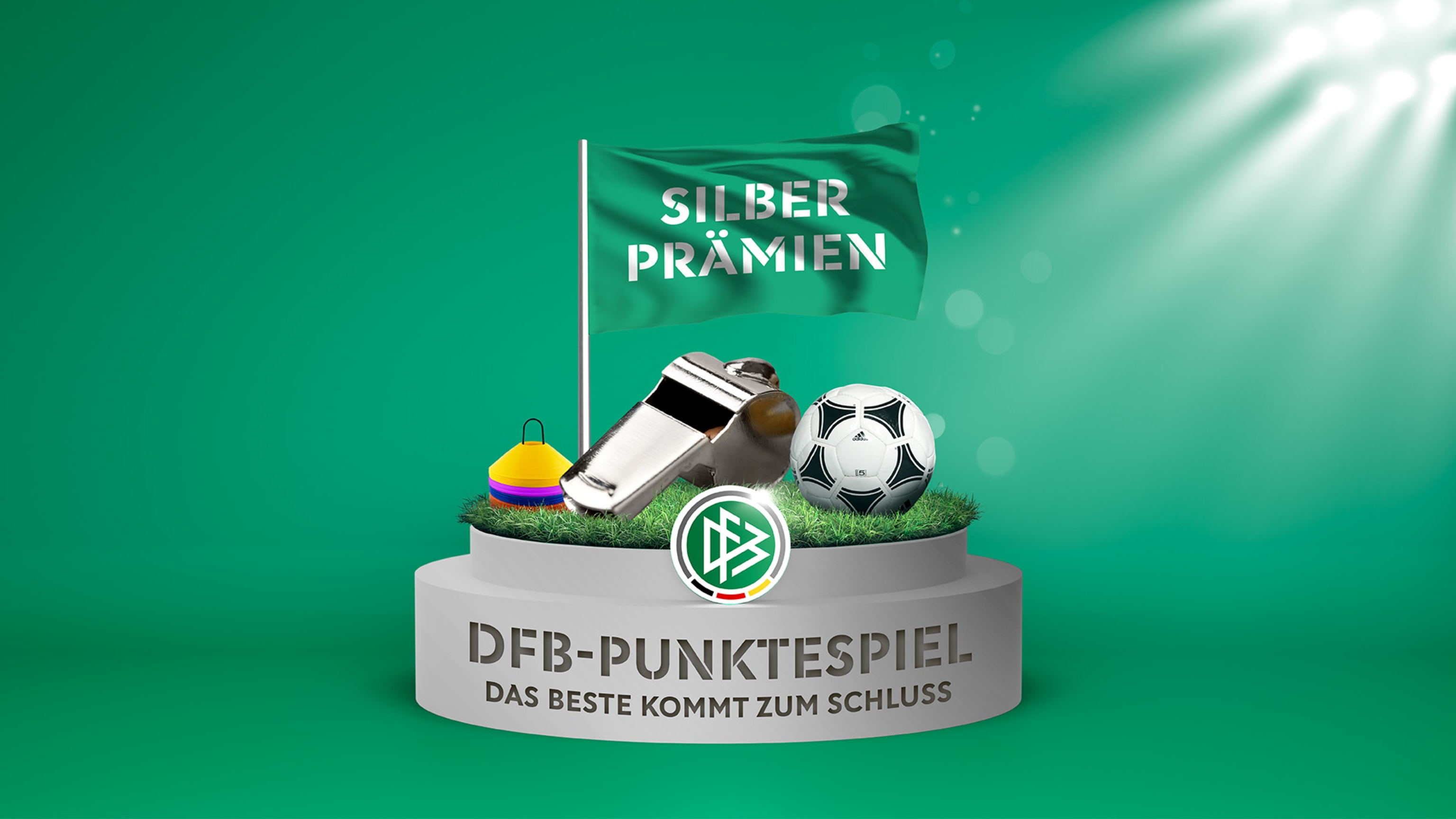 Ein Fußballer auf dem Spielfeld