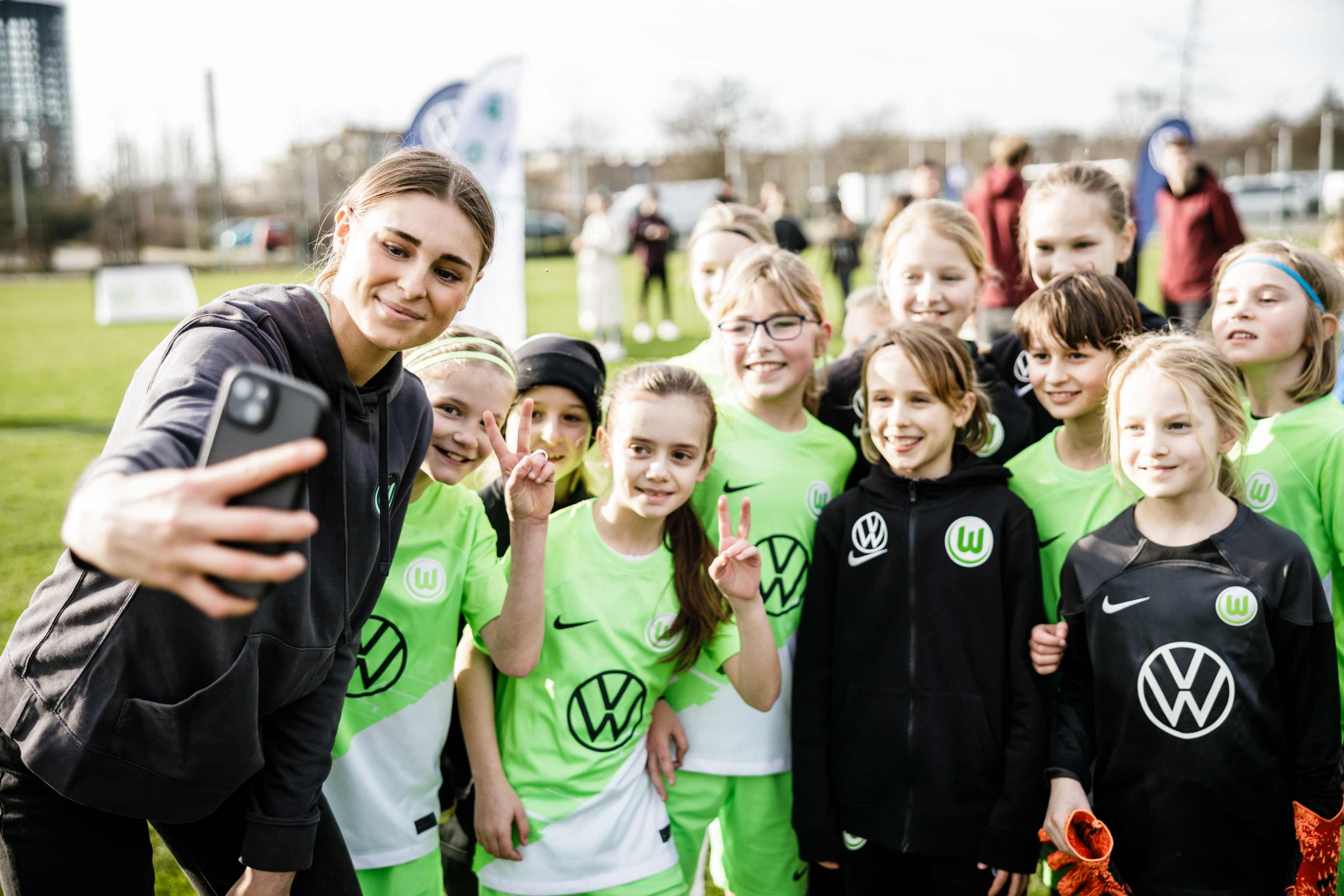 Ein Fußballer auf dem Spielfeld
