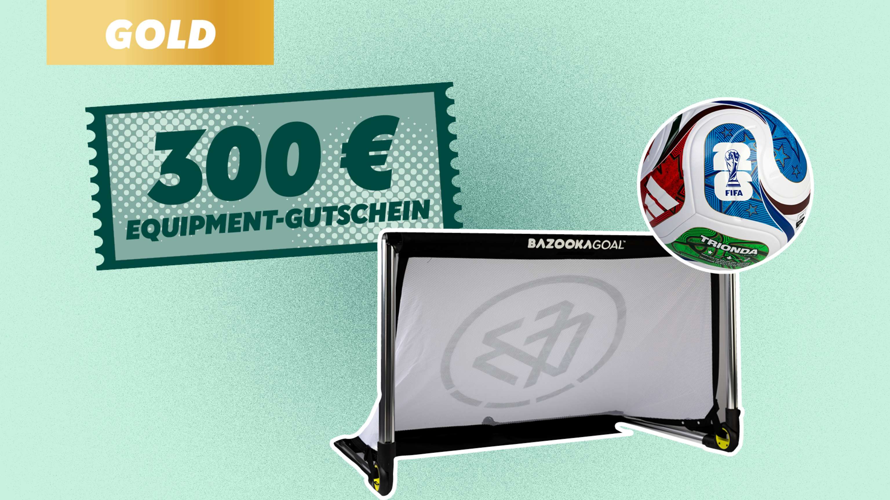 Ein Fußballer auf dem Spielfeld