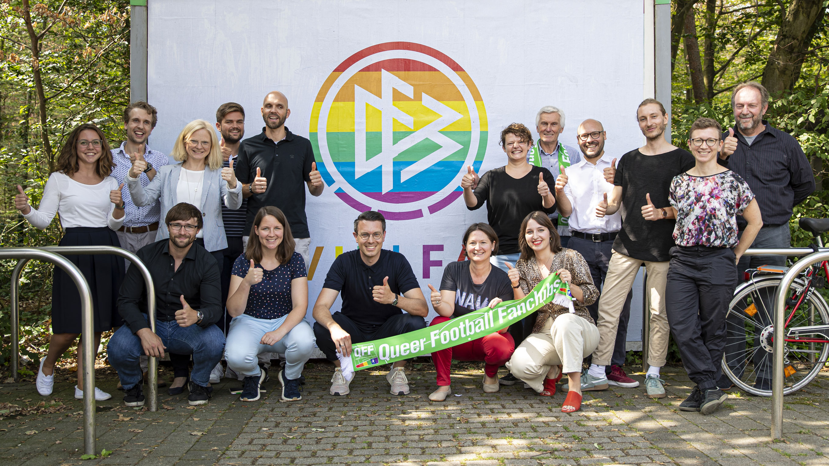 Vielfalt,CSD,Curtius,Regenbogenfahne