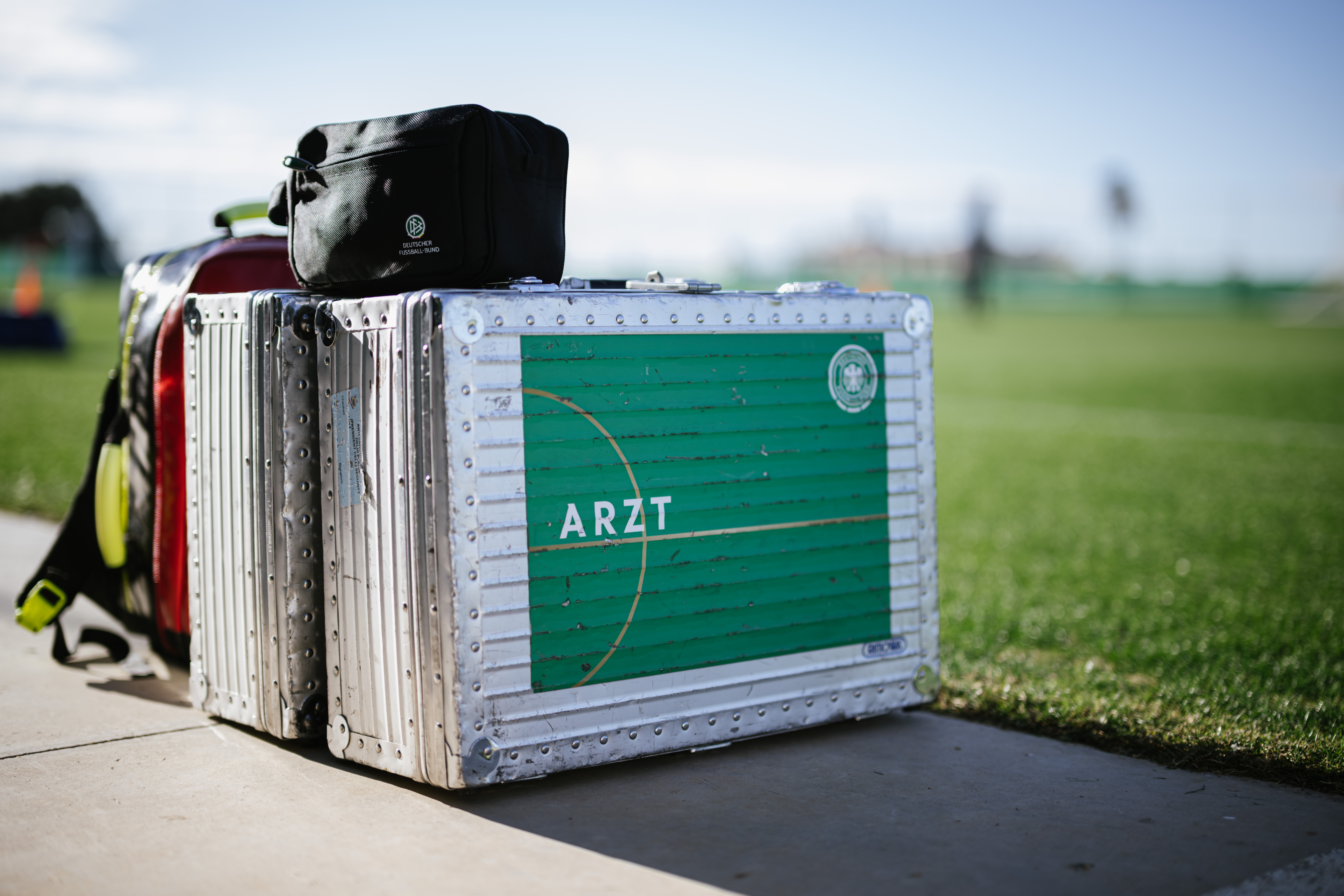 SAN PEDRO DEL PINATAR, SPAIN - JANUARY 6: <<enter caption here>> during the DFB Juniors Training Camp 2022 on January 6, 2022 in San Pedro del Pinatar, Spain. (Photo by Lukas Schulze/Getty Images)