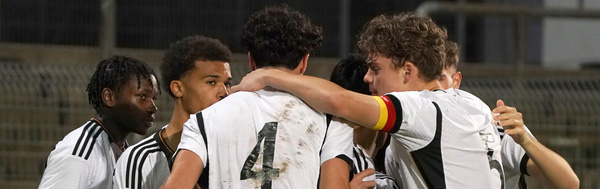 PIRMASENS, GERMANY - MARCH 22: team of Germany U16 during the Germany U16 v Italy U16 - International Friendly match on March 22, 2024 in Pirmasens, Germany. (Photo by Andreas Schlichter/Getty Images for DFB)