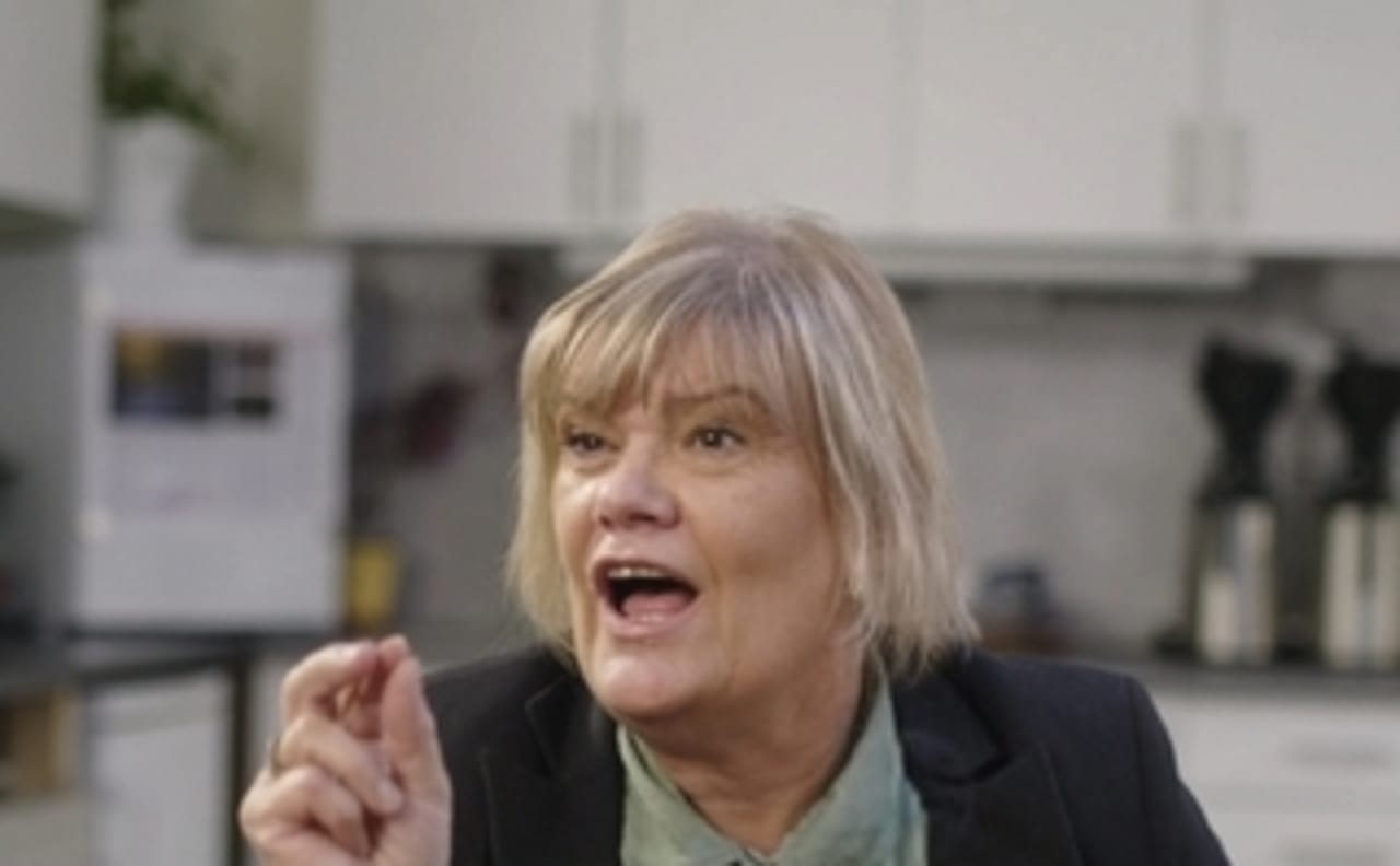 Porträttfoto av Marie K Persson, skådespelerska och statist