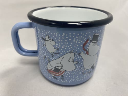 Moomin Enamel Mug 3.0 dl Special Edition Winter blue (2011-2013) Muurla
