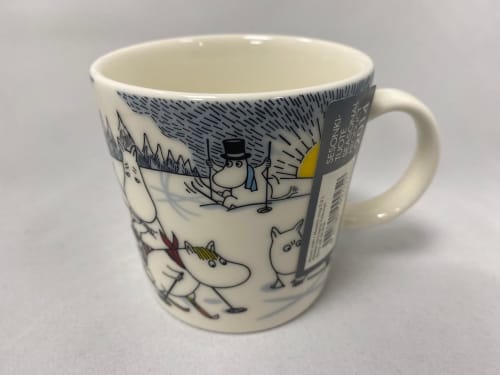 Moomin Mug Skiing With Mr. Brisk / Virkkunen