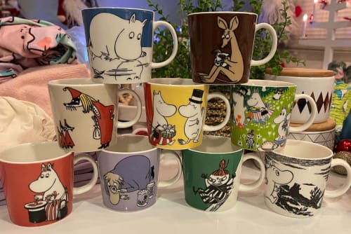 9 moomin mugs