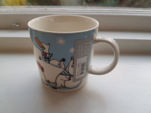 Ny Mumin mugg Snölekar