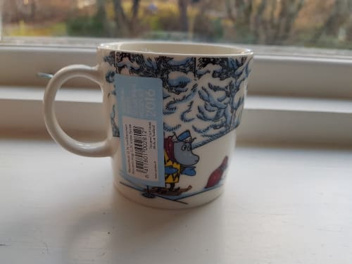 Ny Mumin mugg Snöhästen