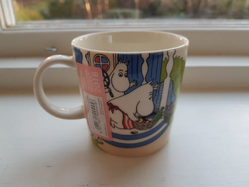 Ny Mumin mugg Vi åker på semester 