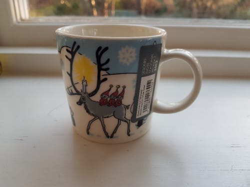 Ny Mumin mugg Vinterskog