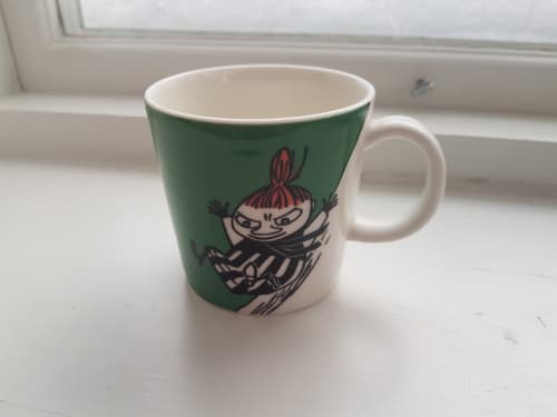 Ny Mumin mugg grön Lilla My