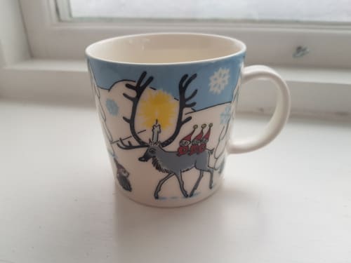 Ny Mumin mugg Vinterskog