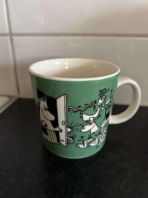 Green mug Ritning 