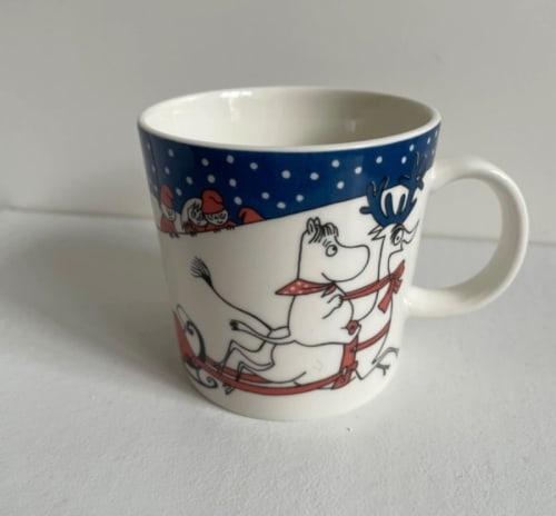 Arabia Moomin Vinterhilsen ( Christmas Greeting) 1997-2002 - Ubrugt/New