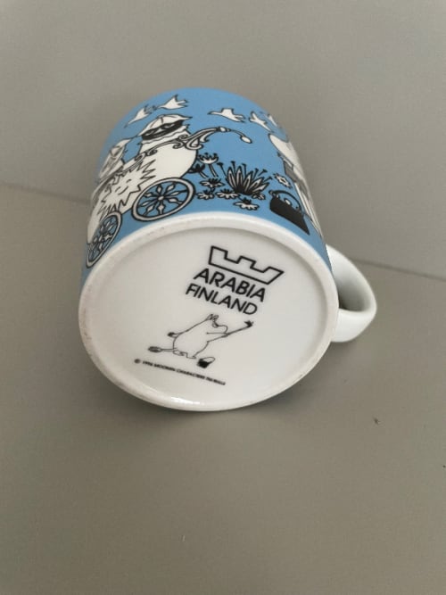 Arabia Moomin Mugg - Too-Ticki (Blå) 1996-2002 - Fint Skick