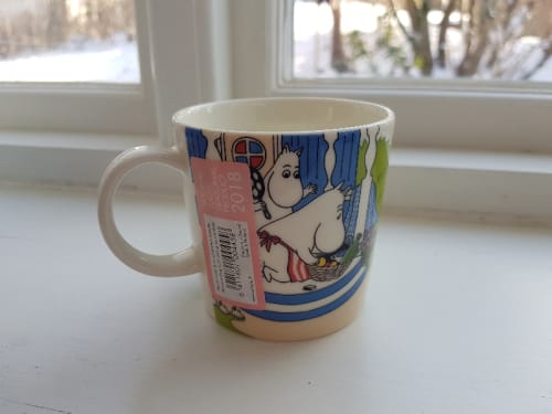 Ny Mumin mugg Vi åker på semester