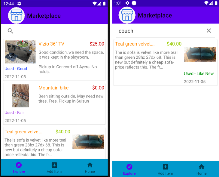 GitHub DolorHunter/Marketplace Marketplace App to sell used goods in