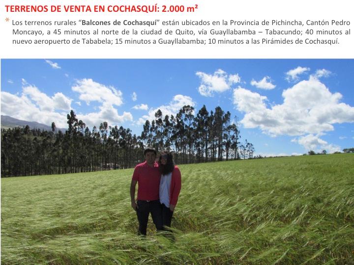 Farm in Cochasqui 61 ha