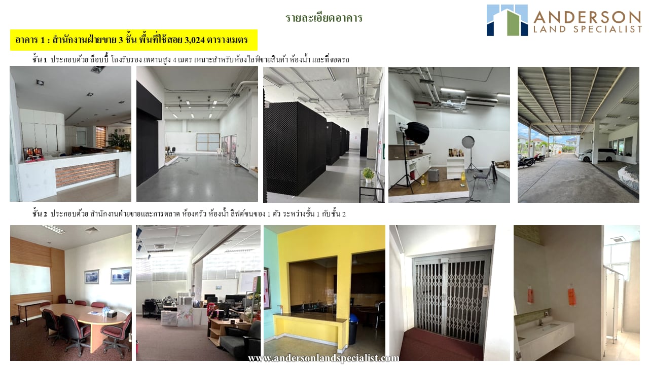 ให้เช่าที่ดินพร้อมอาคารสำนักงาน โรงงานเดิม ซอยนวมินทร์ 71/1 (3,018.5 ตร.ว.) ภาพที่ 3