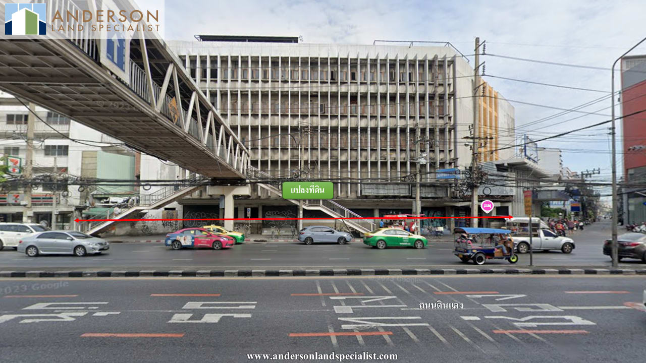 ที่ดินถนนดินแดง ปากซอยบุญอยู่ (844 ตร.ว.) ภาพที่ 3