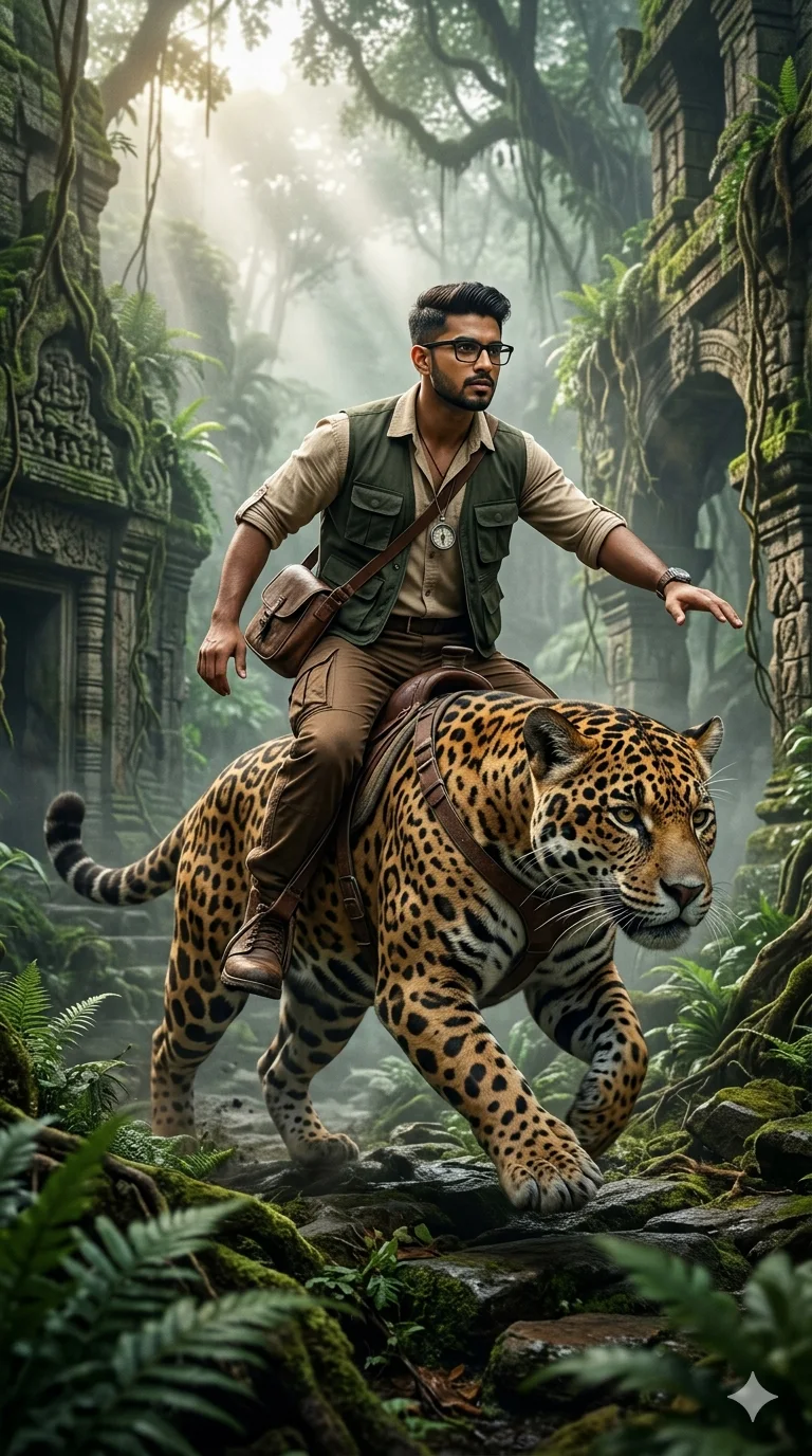 JUNGLE THRONE: The Jaguar Rider of Ancient Ruins