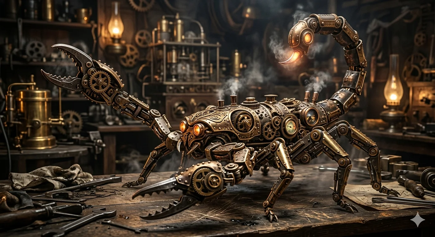 BRASS REAPER : THE CLOCKWORK SCORPION OF STEAM