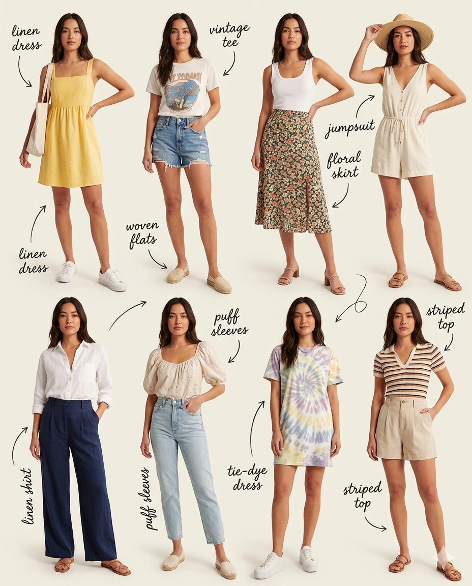 Summer Identity — Freeform Fashion Editorial Collage