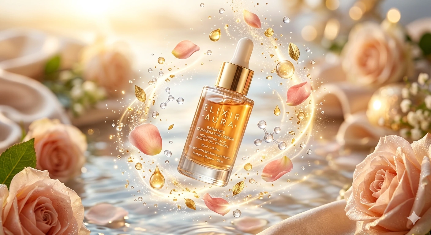 Liquid Radiance — The Floating Elixir of Beauty