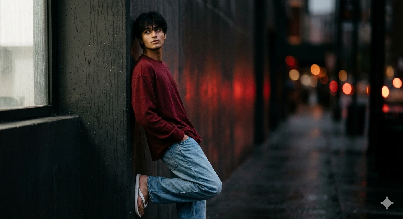 Crimson Silence: A Cinematic Youth Portrait