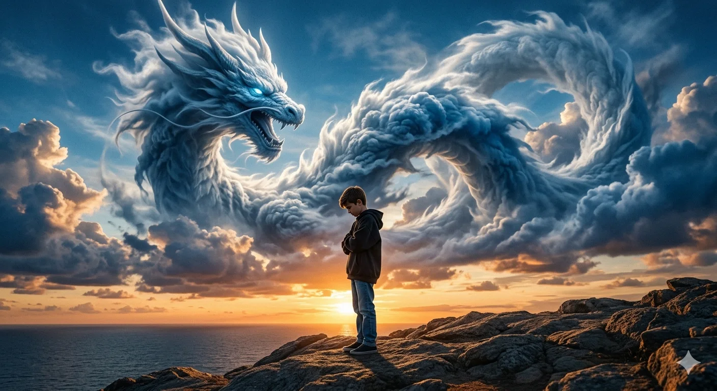 SKYWARD OATH: The Cloud Dragon Over the Silent Boy