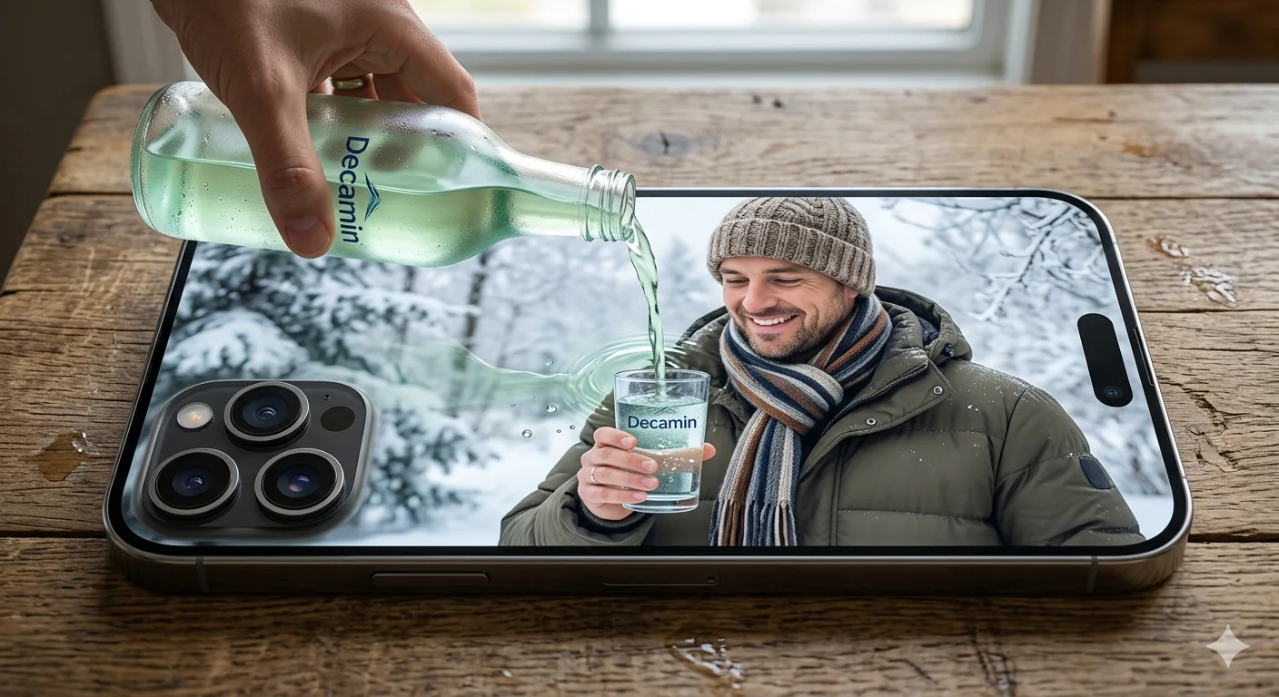Beyond the Screen — Surreal Decamin iPhone Illusion