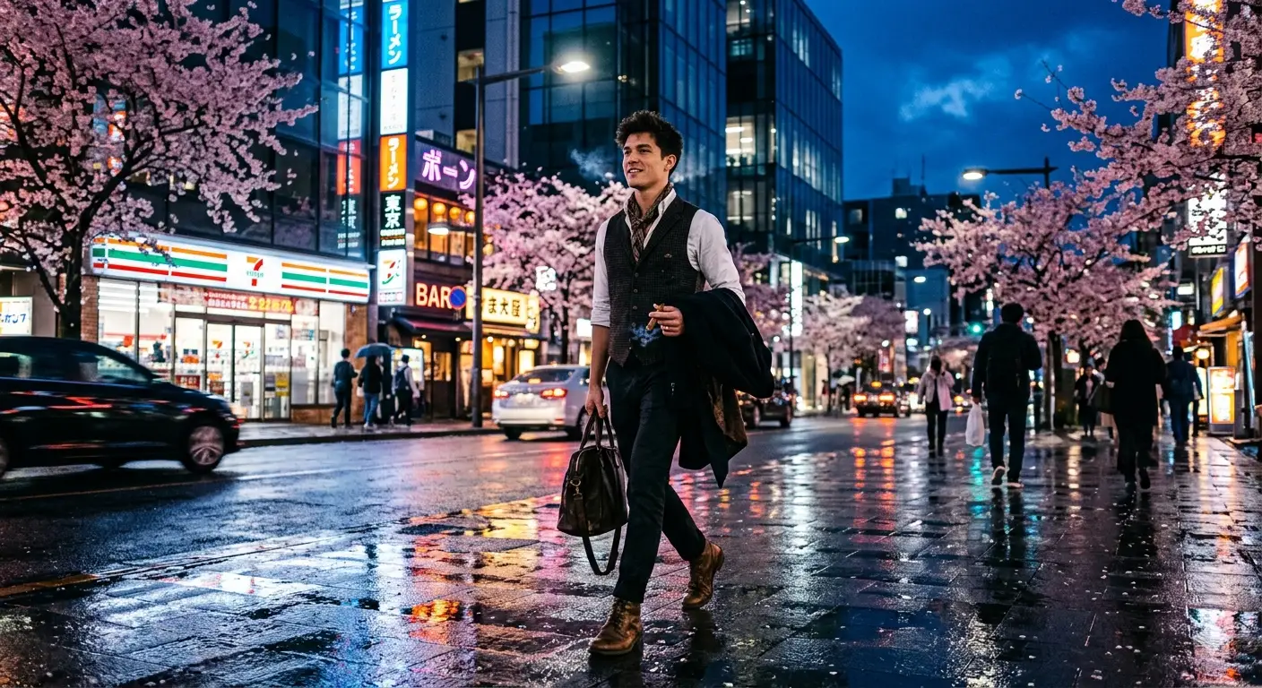Neon Afterglow — Midnight City Walk