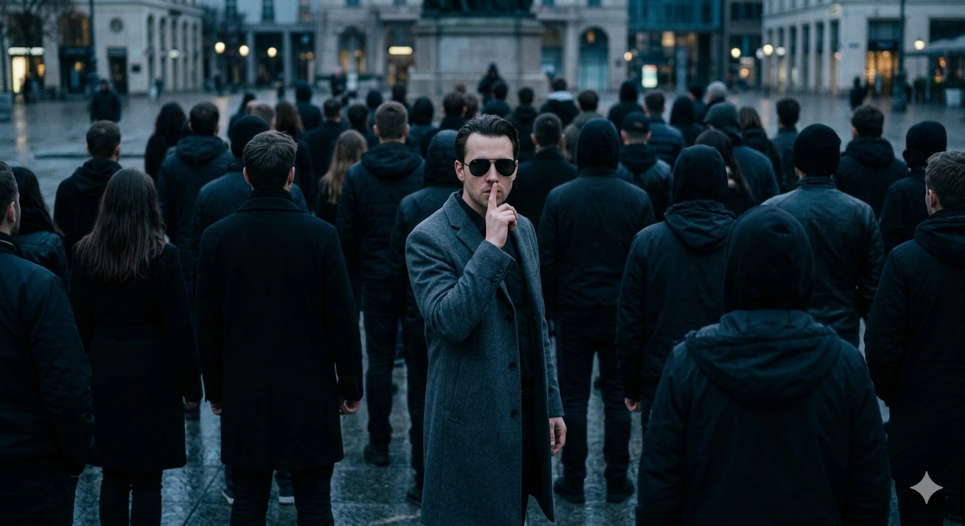 The Only One Facing Truth — Silent Among the Crowd