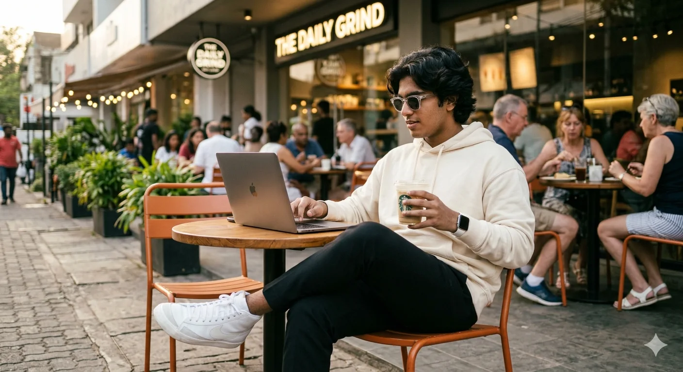 Café Confidence — Modern South Asian Street Luxe