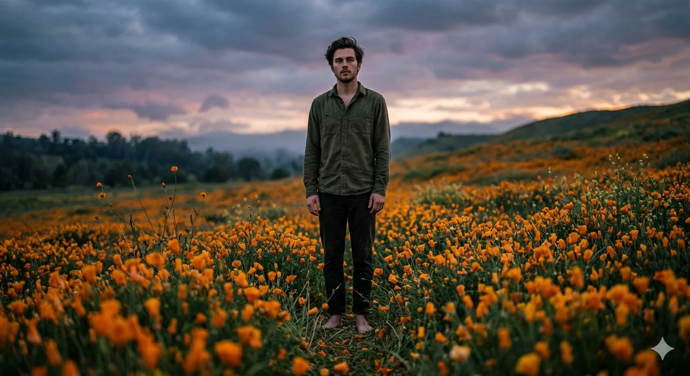 Wild Bloom Silence — The Orange Field Gaze