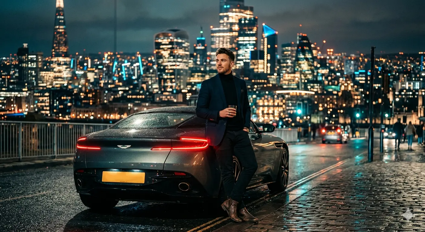 Midnight Drive — City Lights & Silent Confidence