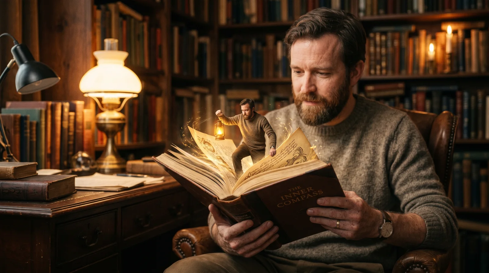 The Lantern Within — A Journey Through Pages & Self