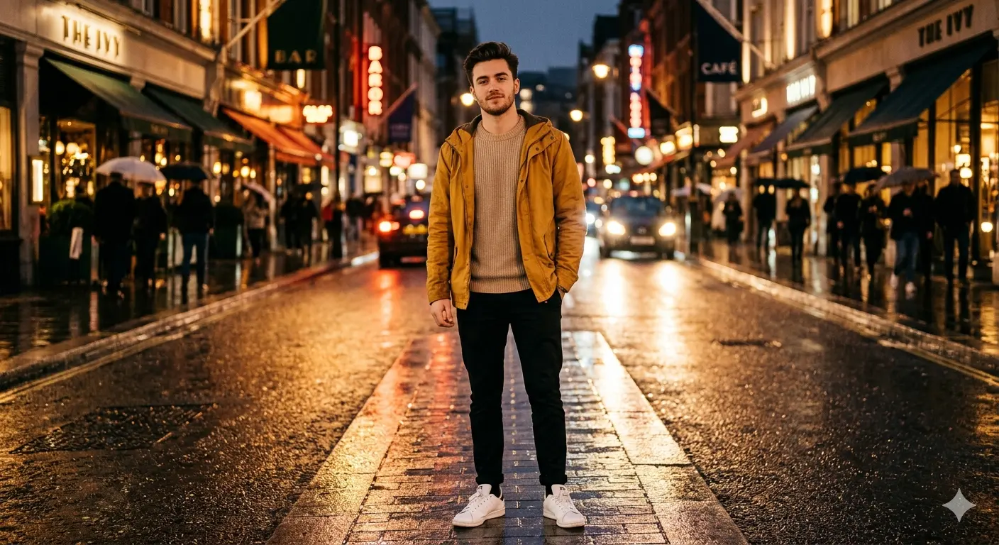 Midnight Street Glow — Urban Confidence