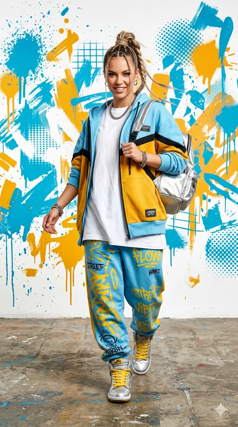 Urban Pulse — The Cyan & Gold Walk