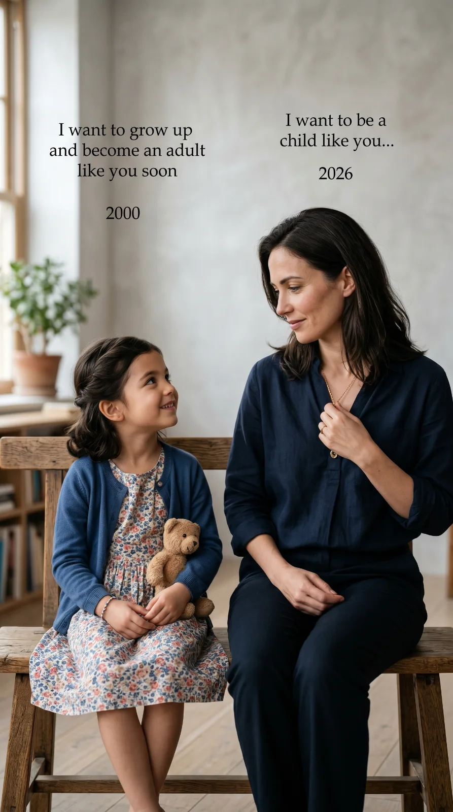 Then vs Now” Emotional Portrait (AI Photo Editing)