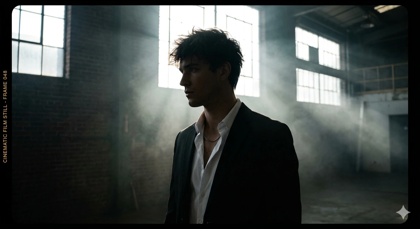 Shadowlight — Industrial Noir Portrait