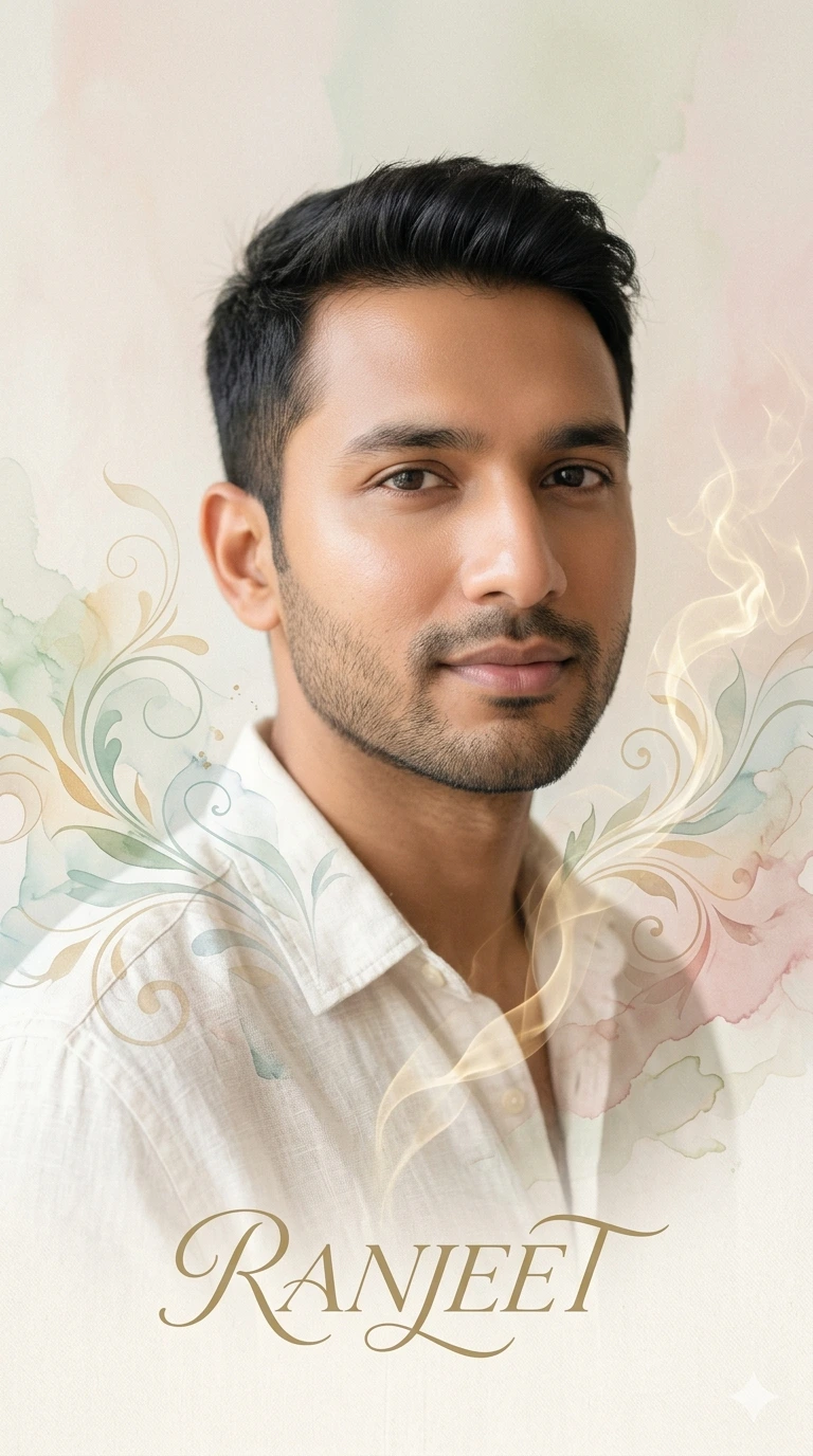 Ethereal Bloom — Dreamlight Portrait of Ranjeet