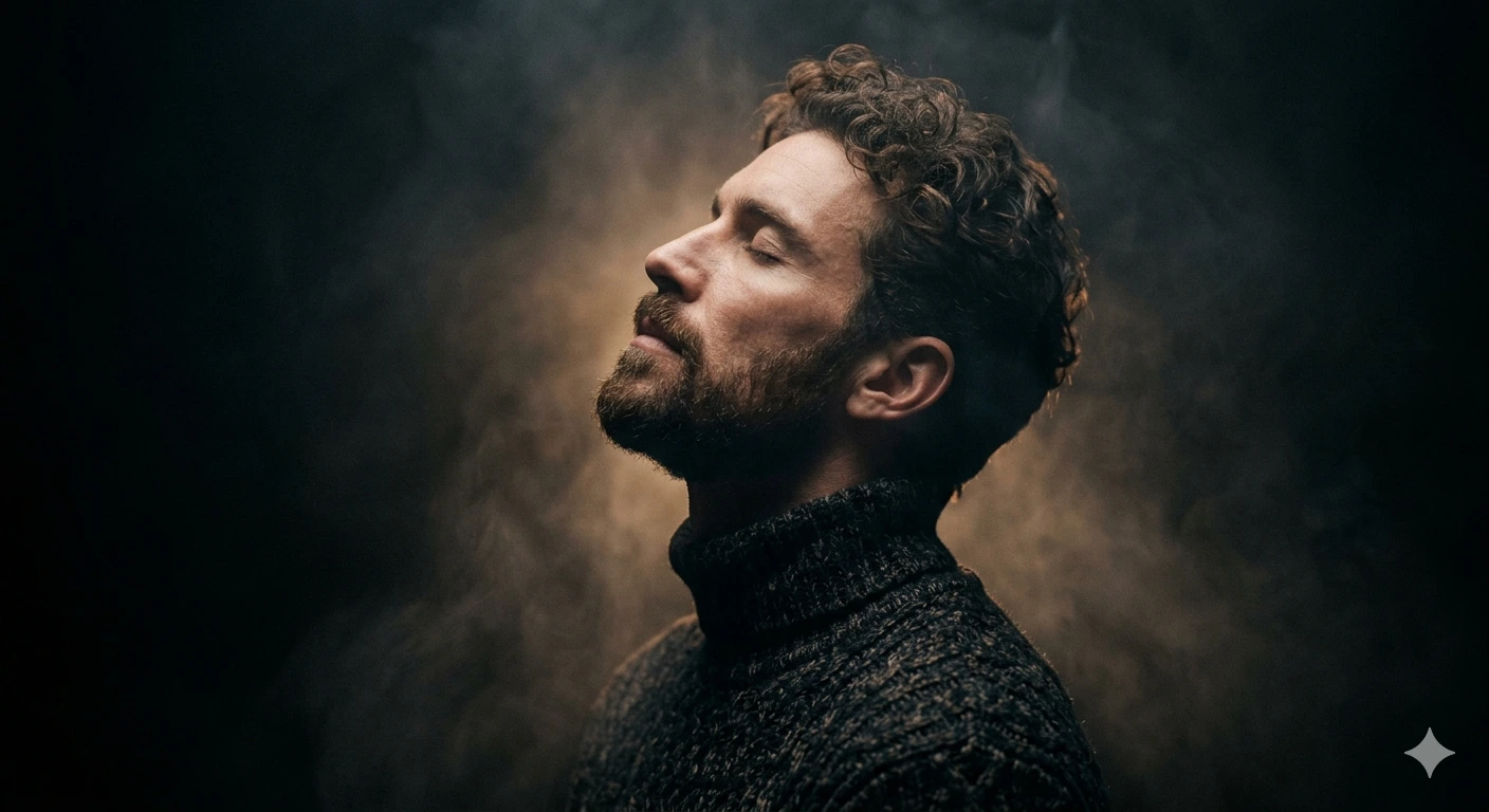 Ethereal Smoke — Cinematic Contemplation Portrait