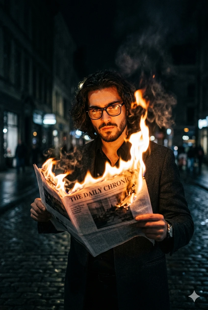 Ashes of Midnight — Burning Truth Portrait