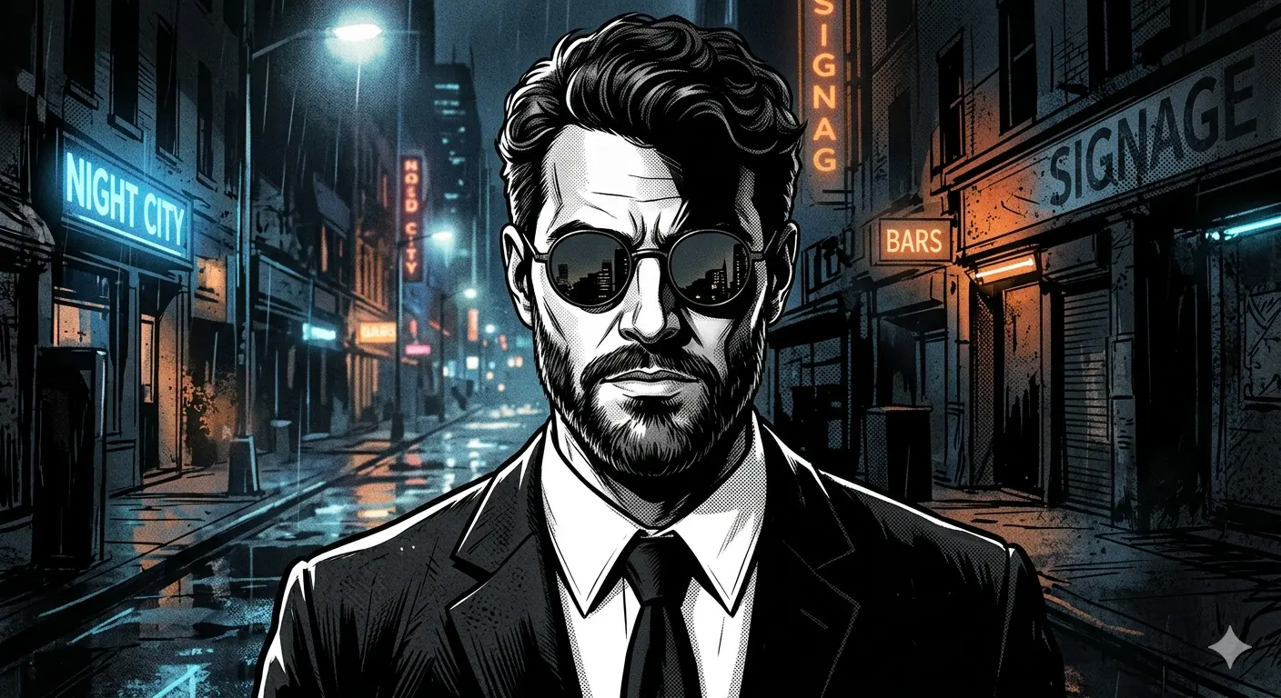 Shadow Syndicate — The Graphic Noir Portrait