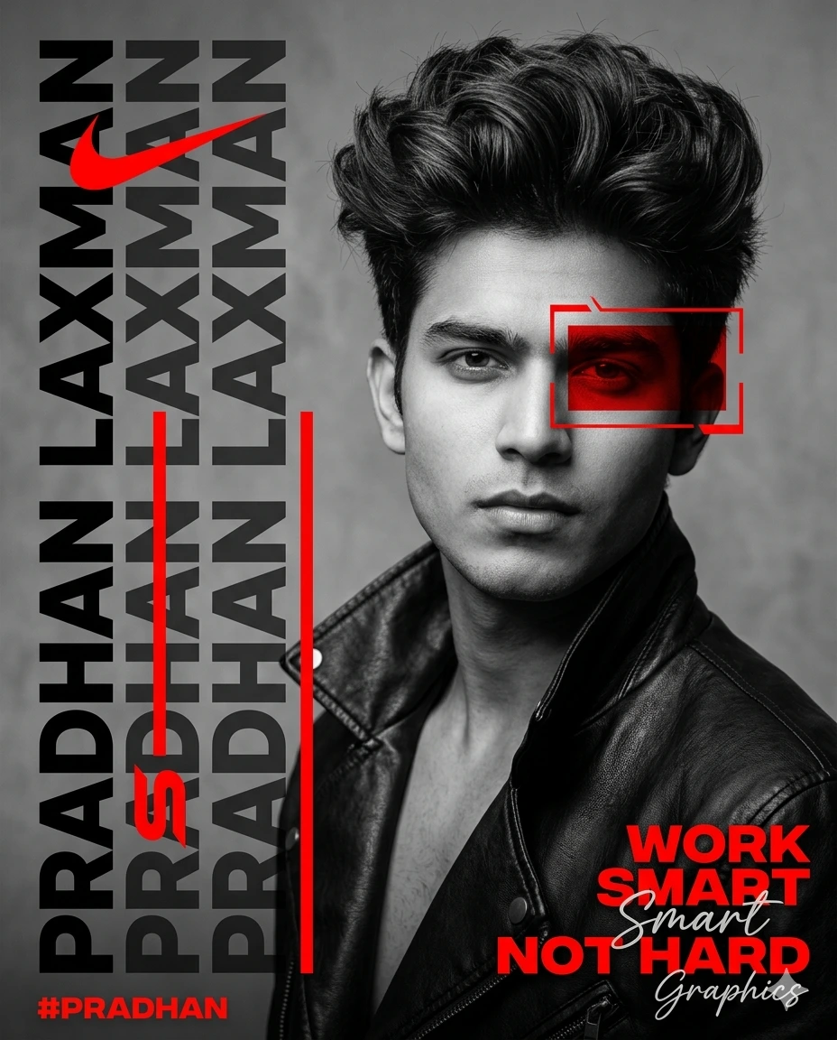 Name — Smart Not Hard (Graphic Identity Portrait)