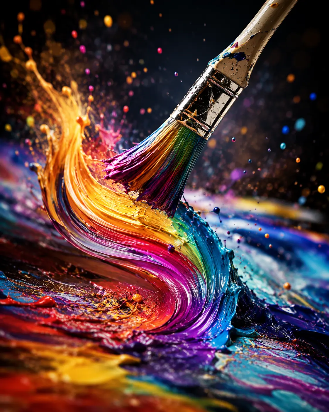 Color in Motion — The Mid-Stroke Expression