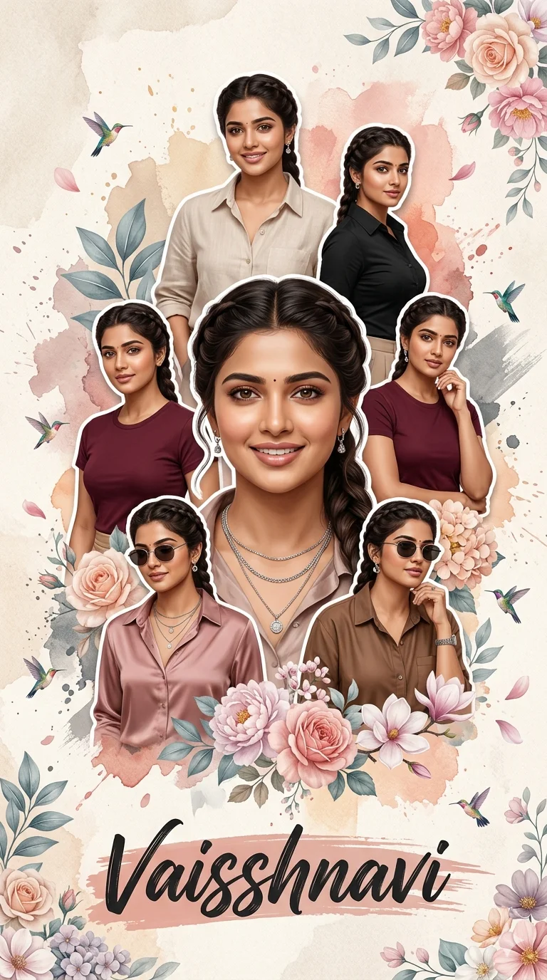 Vaisshnavi — Blooming Grace in Editorial Dreams